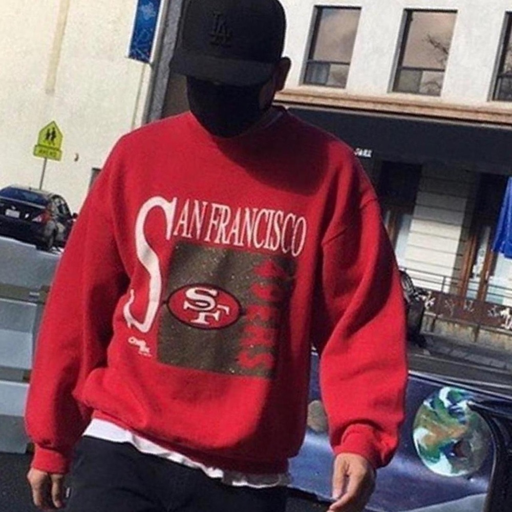 90's Dated San Francisco 49ERS Fleece Sweatshirt